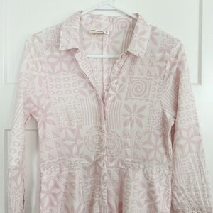 Women’s Light Pink Printed Maxi Dress